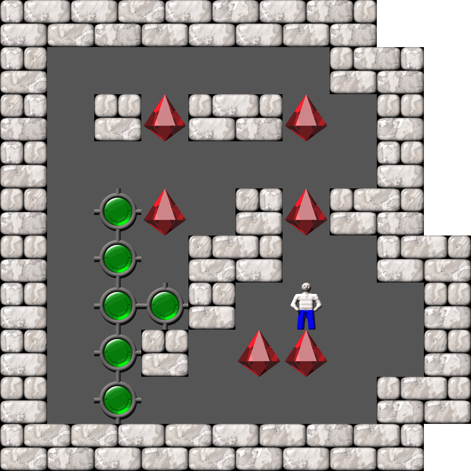 Sokoban Alberto Garcia Arranged level 207